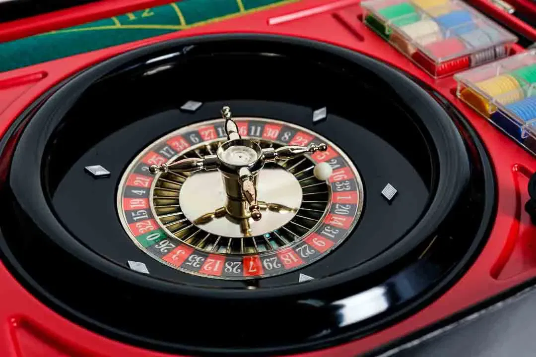 Vintage Roulette Spiel mit Spielteppich & Jetons - Bild 4
