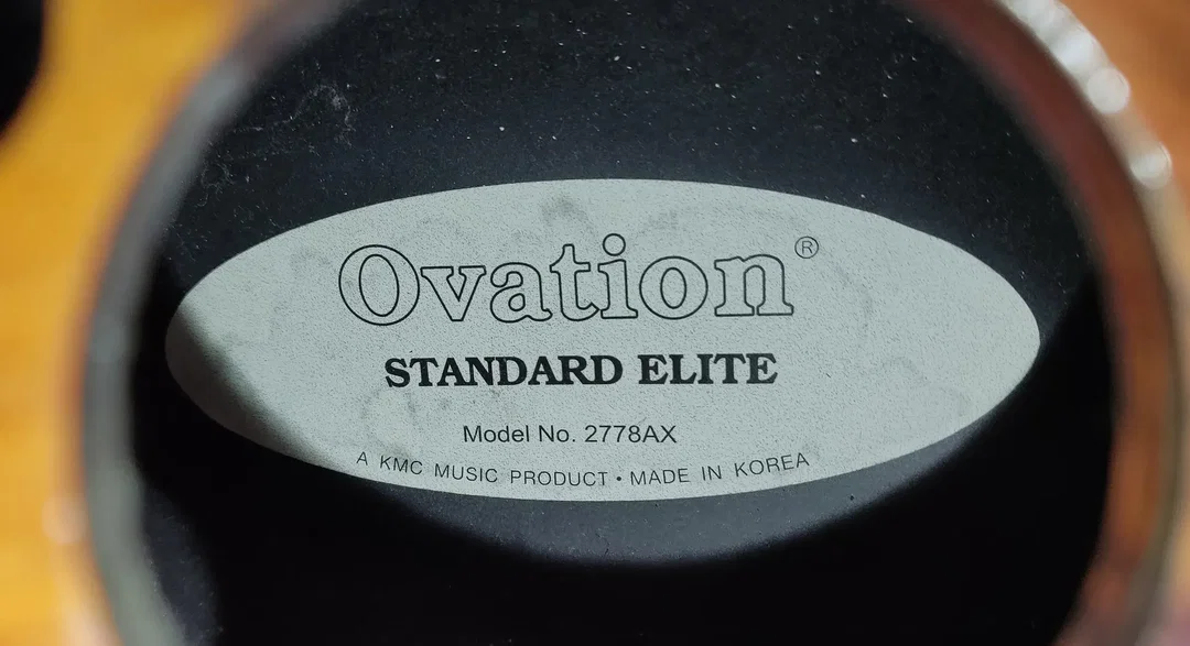 Ovation Standard Elite 2778AX Elektro‑Akustische Westerngitarre – Bild 6