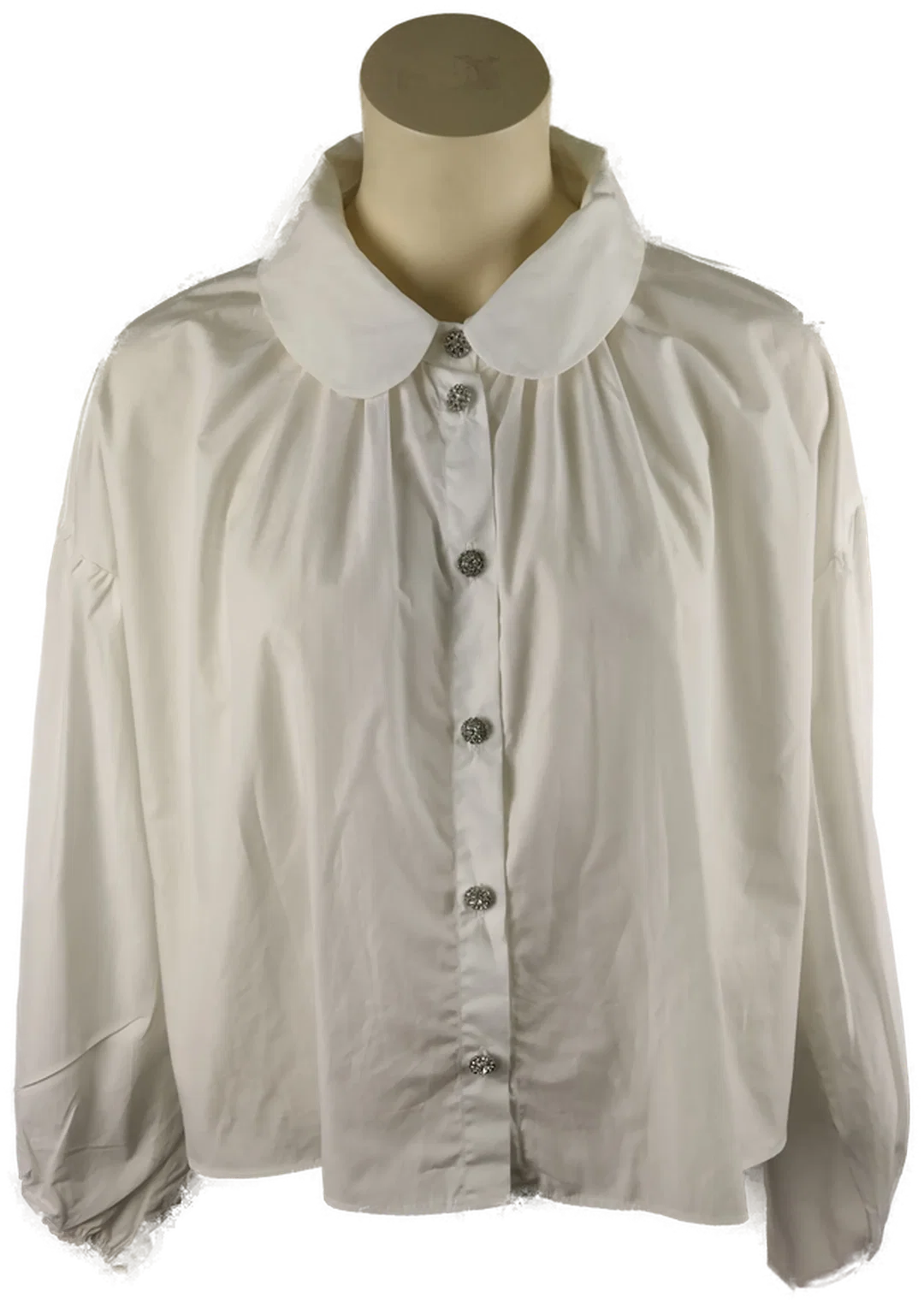 Damenbluse Zara in Weiß, Größe 40 | Zeitloser Stil – Bild 1