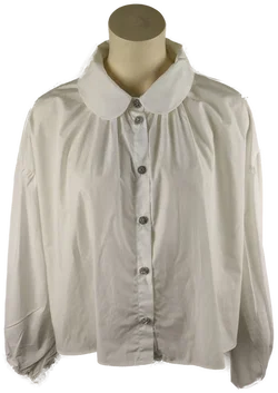 Damenbluse Zara in Weiß, Größe 40 | Zeitloser Stil