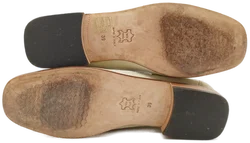 Damen Mokassins / Slipper, Leder, Gr. 39 - Bild 5