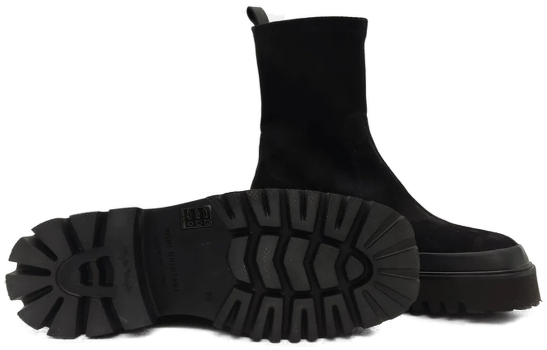 Pons Quintana Stiefelette Damen Schwarz Rauleder Gr: 38 – Bild 4