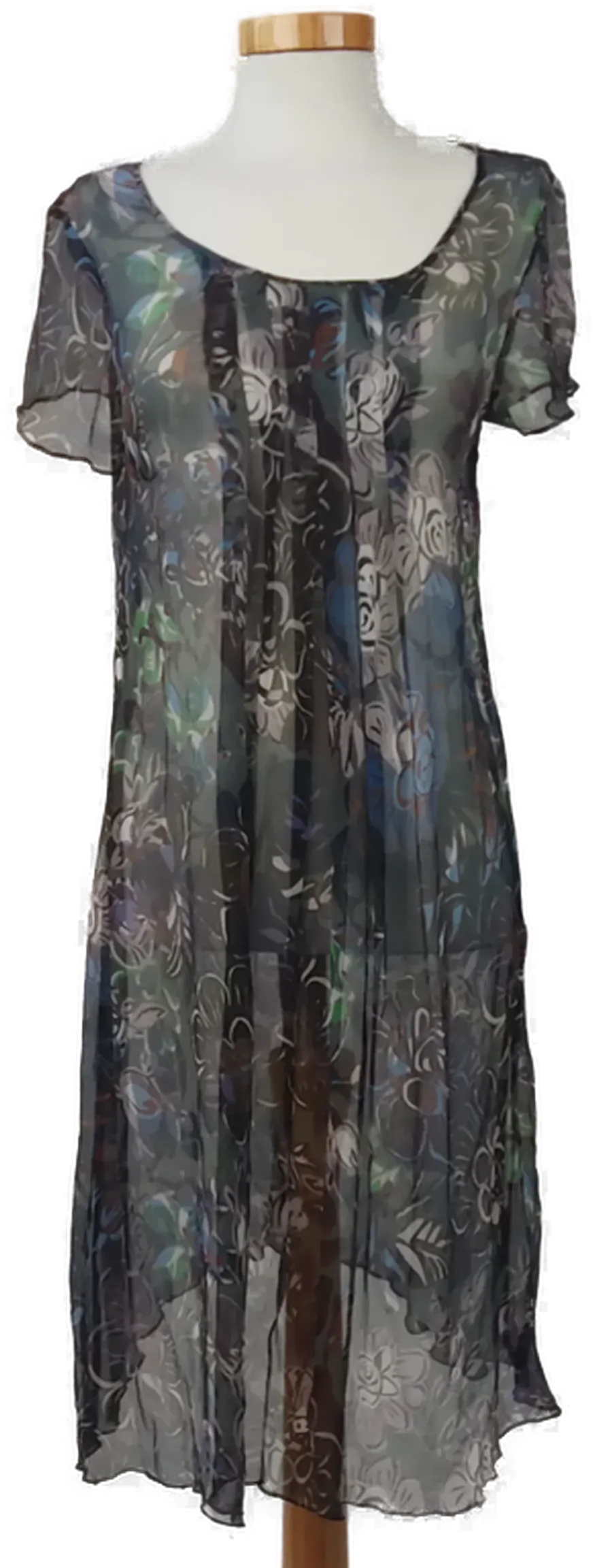 Damenkleid gemustert mehrfarbig - 36 - Bild 4