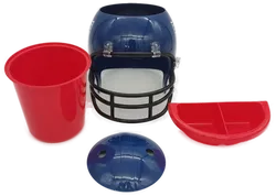 NFL Snack Helmet – Snack-Helm mit Fächern und Originalverpackung - Bild 4