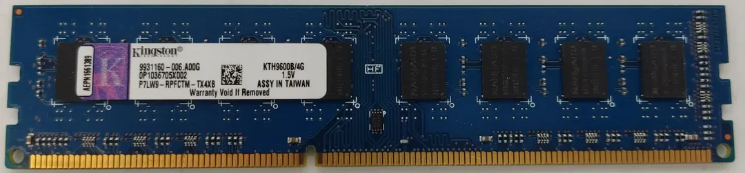 Kingston 4GB DDR3 KTH9600B/4G Arbeitsspeicher / RAM  - Bild 1