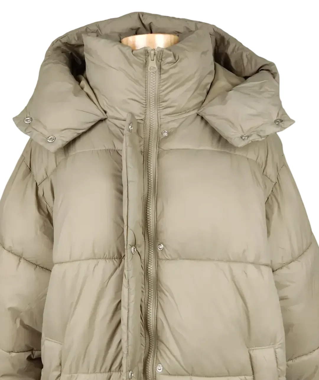 Gina Tricot Damen Mantel, khaki - Gr. S – Bild 4