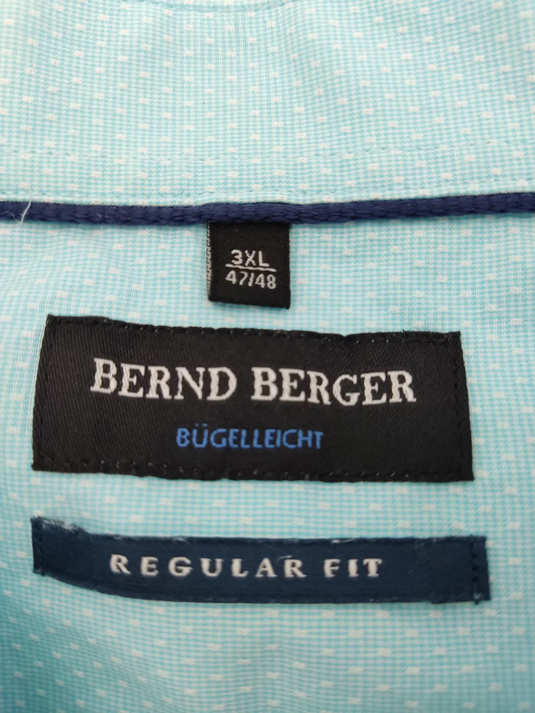 Bernd Berger Herren Hemd Mint Gr. 3XL – Bild 3