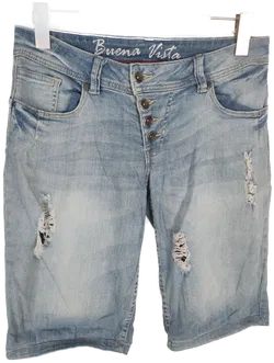 Buena Vista Damen Jeans Shorts, blau, Gr. M, Stretch - Bild 1