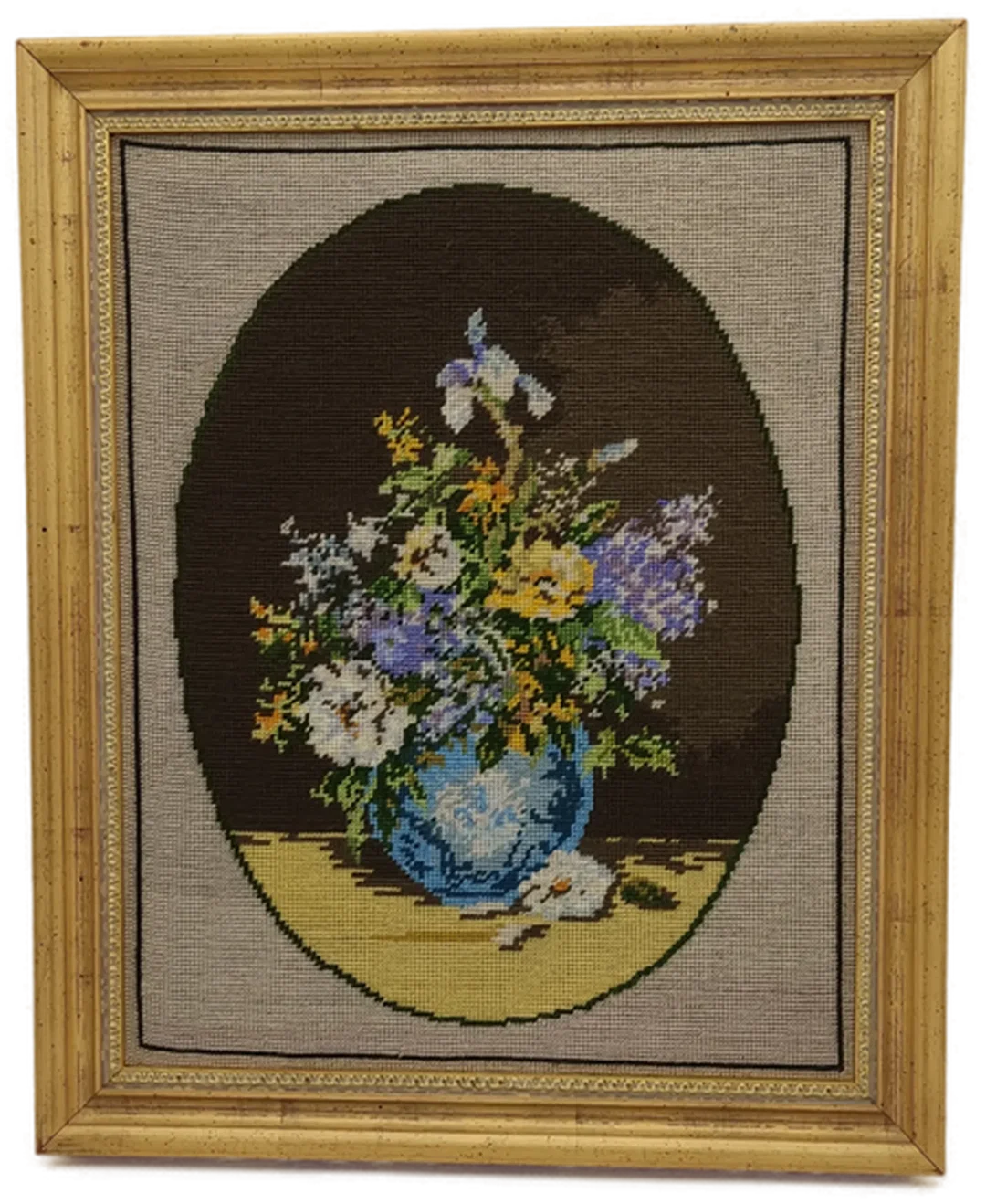 Gerahmtes Gobelin Stickbild - Bild 1