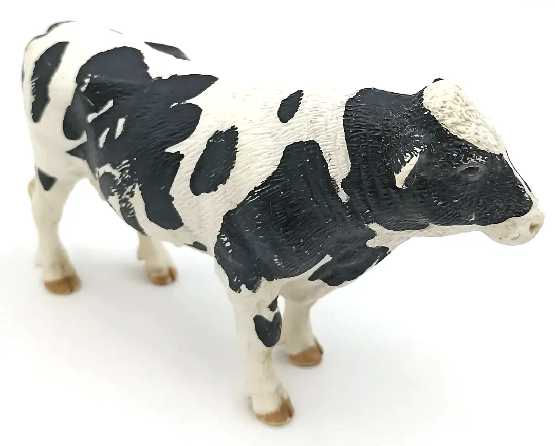 Schleich Bulle schwarz weiß - Bild 4