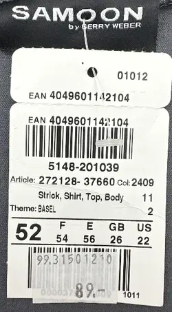 Samoon by Gerry Weber - Damenshirt - Gr. 52 - Bild 4