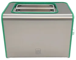 Simpex Colors Design-Toaster (2-Scheiben, grün/silber) - Bild 2