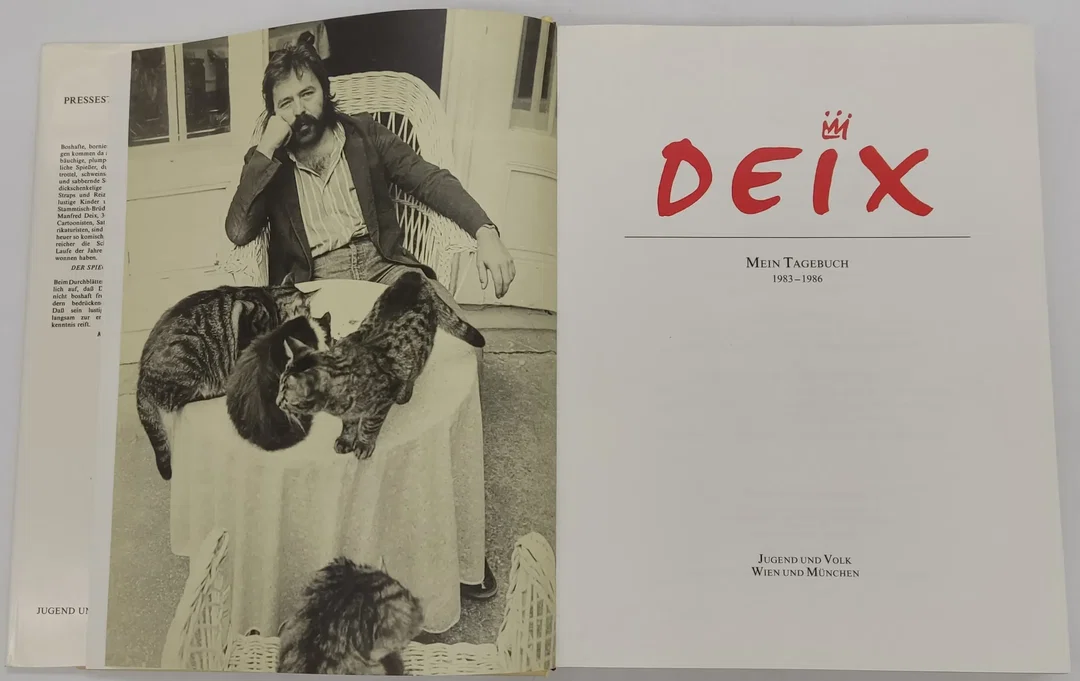 Manfred Deix Buch "Mein Tagebuch" 1983-1986 – Bild 2