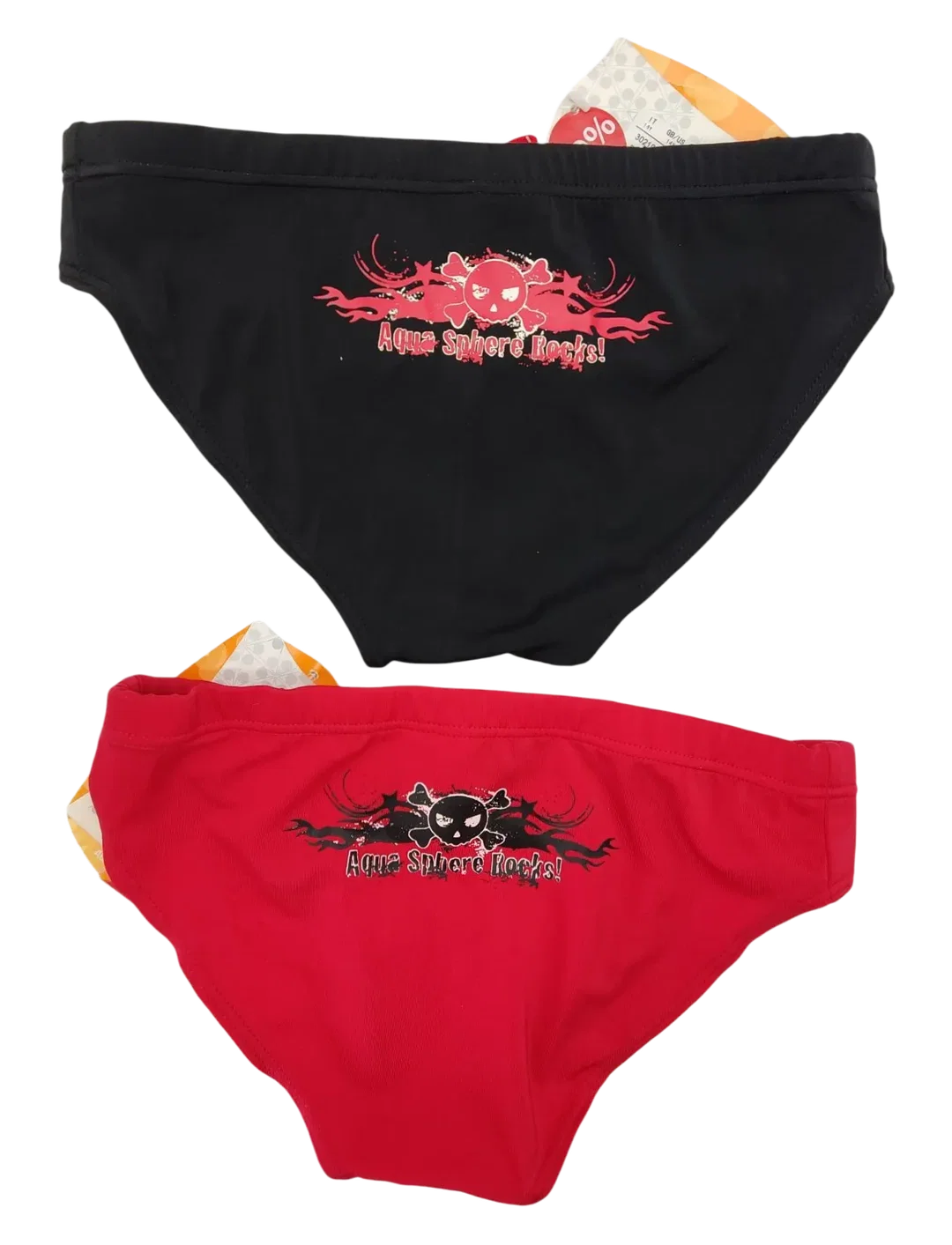 AQUA SPHERE - Jungen Badehose - 2 Stück,  Totenköpfe, Gr. 164, 13-14 Jahre (sehr klein geschnitten) – Bild 2