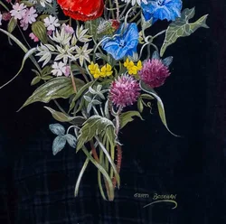Bild Gemälde Kunst Gertrudis Agnes "Gerti" Boschan "Blumen" – Vorschau 2