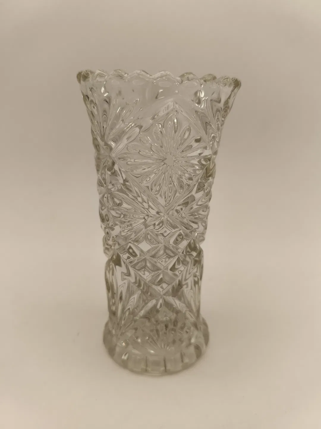 Glasvase, retro, - Bild 1