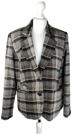 Kariertes Damen Sakko Bexleys Gr. 42 | Zeitloser Klassiker - Bild 1