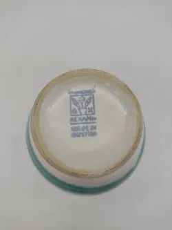 Gmundner Keramik - Kleines Set grüngeflammt, 3-teilig - Bild 8