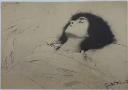 Gustav Klimt Zeichnungen 1 Sammelmappe mit Drucken 1980 - Bild 9