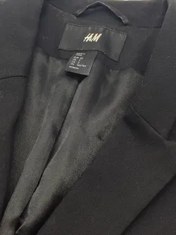 H&M Damen Blazer, schwarz - Gr. XXS  - Bild 4