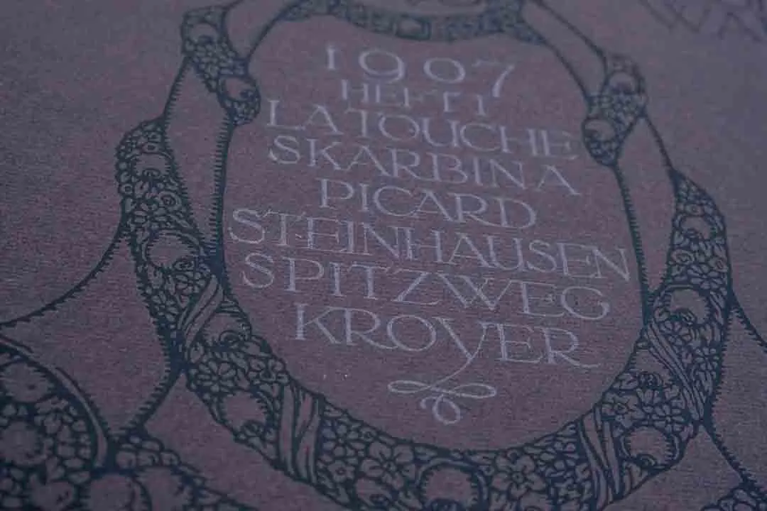 Meister Der Farbe "Europäische Kunst der Gegenwart" 11 Exemplare herausgegeben zw. 1906 und 1909 von E.A.Seemann – Bild 10