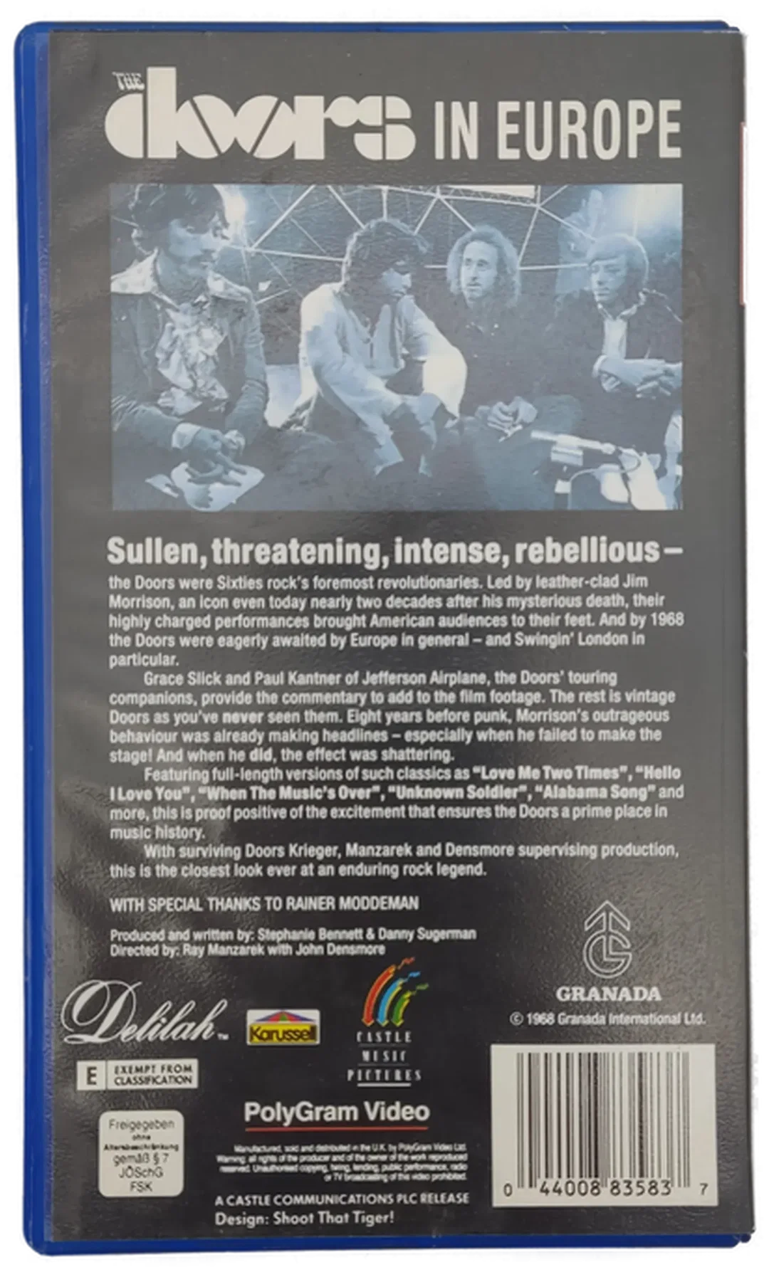 VHS "The Doors in Europe" – Bild 2