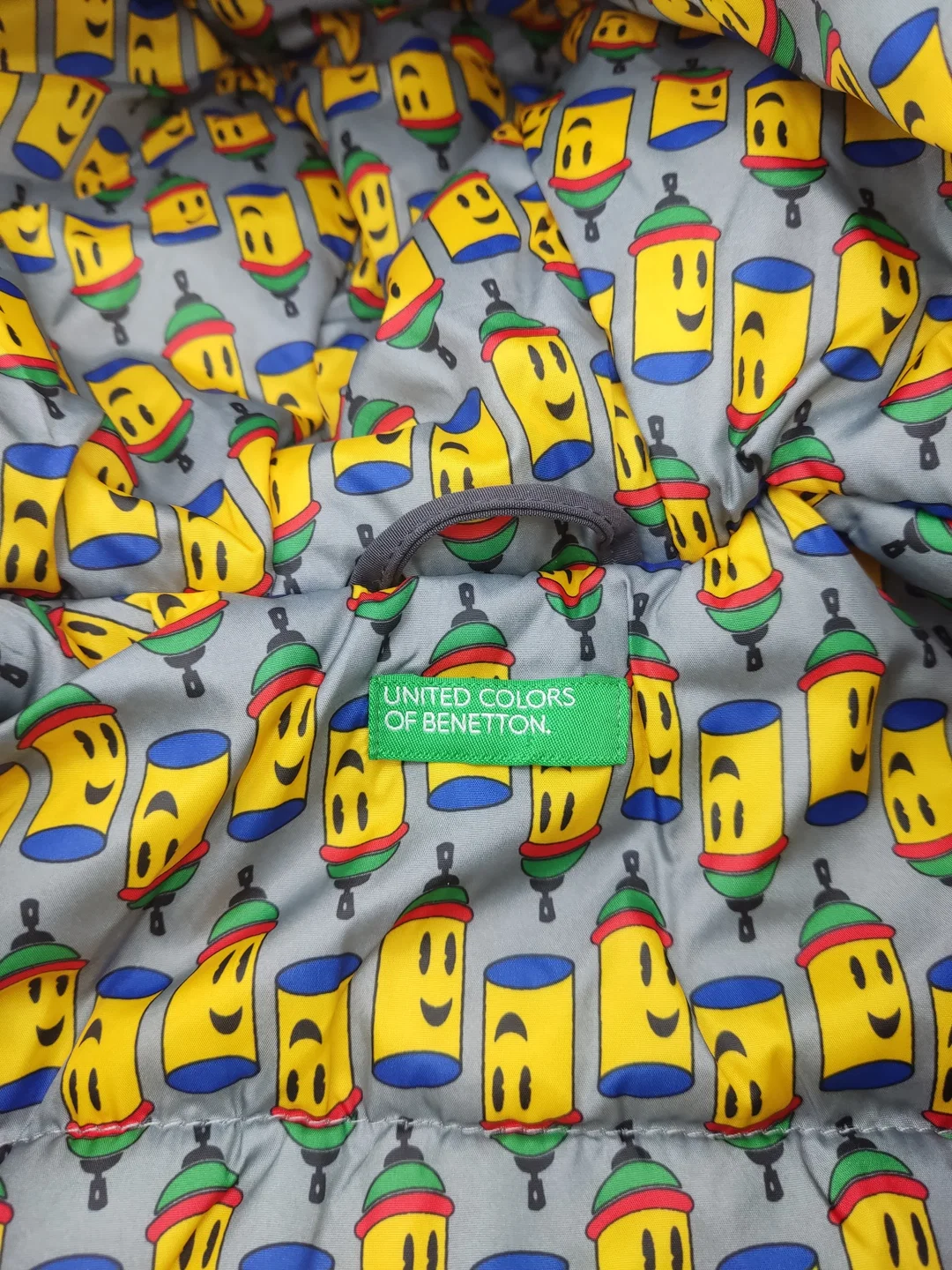 United colors of Benetton Kinder Jacke grau Gr. 82 cm ( 12/18 Monate) – Bild 3