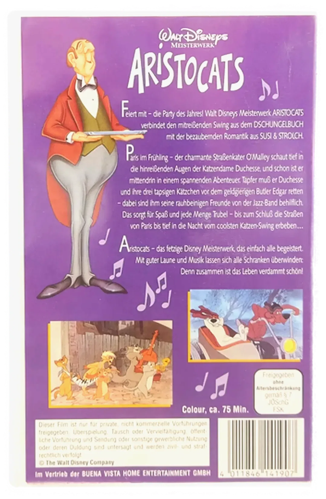 VHS "Aristocats" – Bild 2