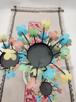 Porzellan-Teller Seltmann Bavaria  Blumen-Kerzenhalter  | DIY-Schatz - Bild 6