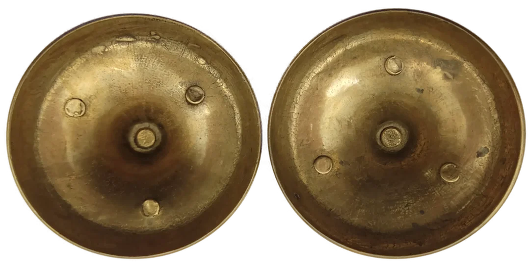 Vintage Messing-Kerzenhalter 2er-Set – Bild 5