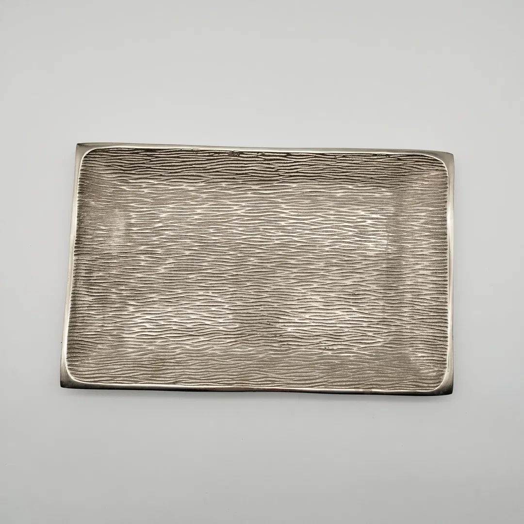 Dekoplatte Metall Silber | Charakterstück - Bild 4