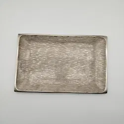 Dekoplatte Metall Silber | Charakterstück - Bild 1