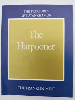 Goldene Harpooner Porzellan & Zertifikat von Franklin Mint | Mit abgebrochenen Speer - Bild 12