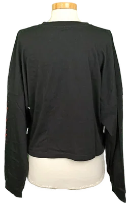 Netflix Stranger Things Damen Croptop schwarz - Bild 2