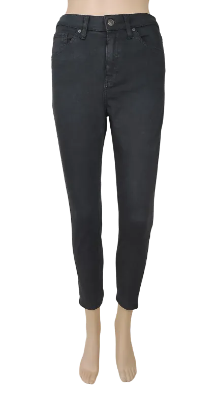 Topshop Moto Mädchen Jeans, schwarz - Gr. XS - Bild 1