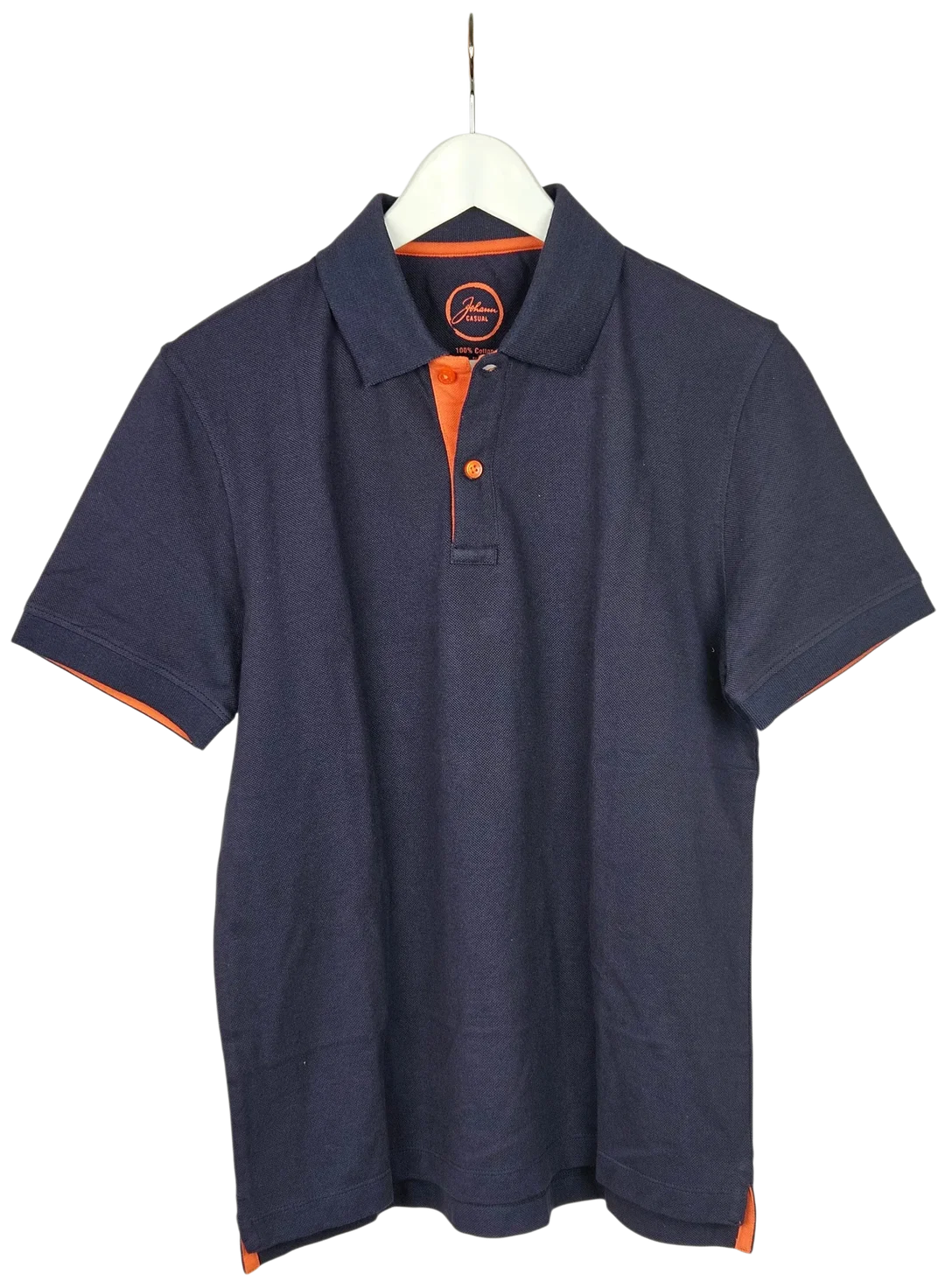 Johann CASUAL Herren Poloshirt, marine - Gr. M  - Bild 1