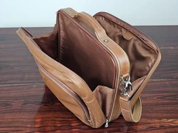 LONGCHAMP 1948 Vintage Leder Aktentasche, braun  - Bild 4