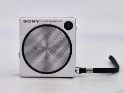 Sony Vintage 8 Transistor Taschenradio (AM/Mittelwelle) - Dunkelblau/Silber - Bild 2