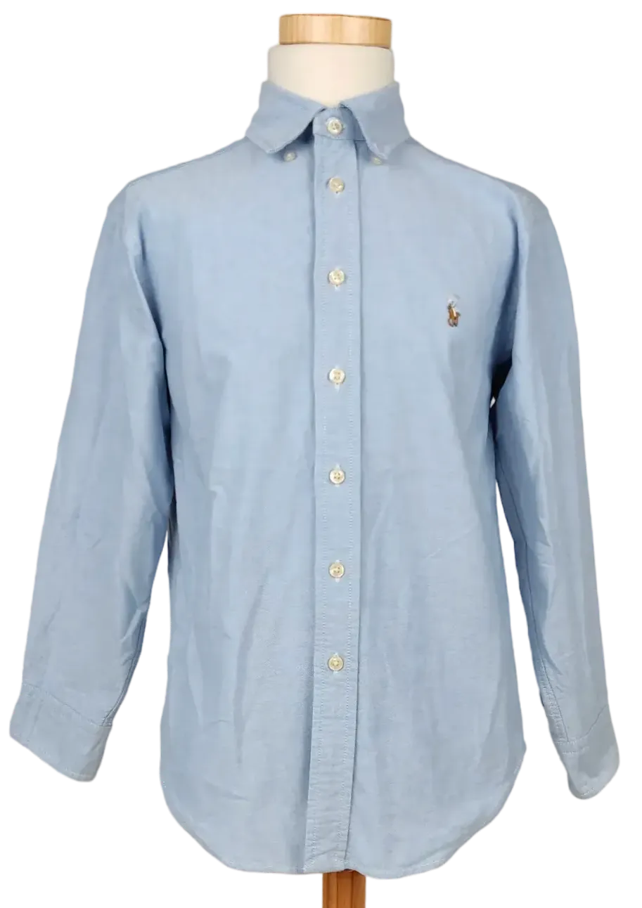 Ralph Lauren Jungen Hemd, blau - Gr. 8 - Bild 4