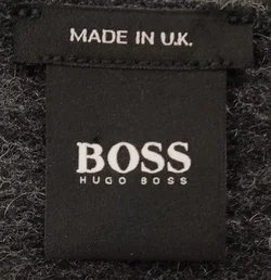 Hugo Boss Herrenschal anthrazit – Vorschau 2