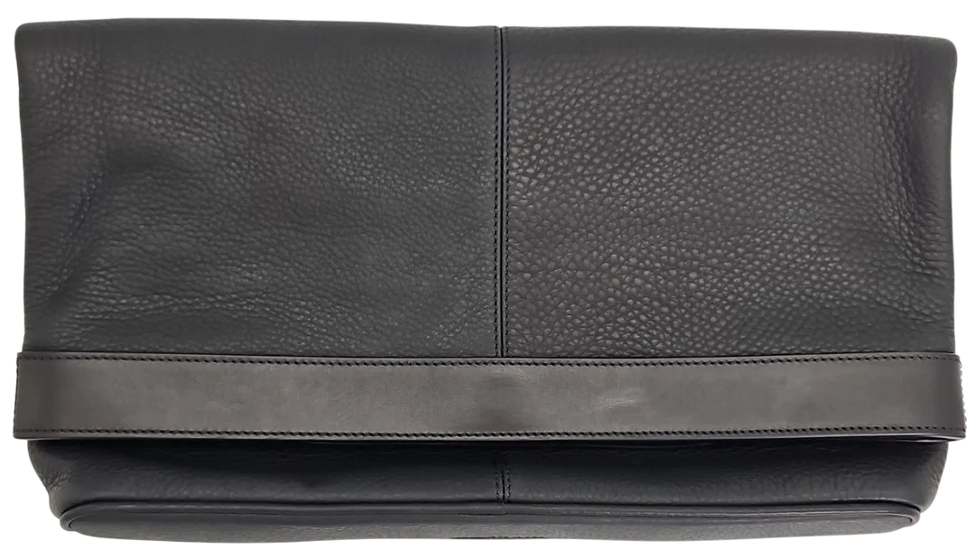 Max V. Koenig Damen Lederhandtasche/Clutch, schwarz - Höhe ca. 35 cm  – Bild 4