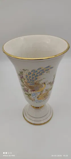Spyropoulos Keramik Vase mit 24 Karat Gold aus Griechenland - Bild 3