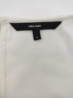 Vero Moda Damen Top Bluse ärmellos weiß - S/36 - Bild 7
