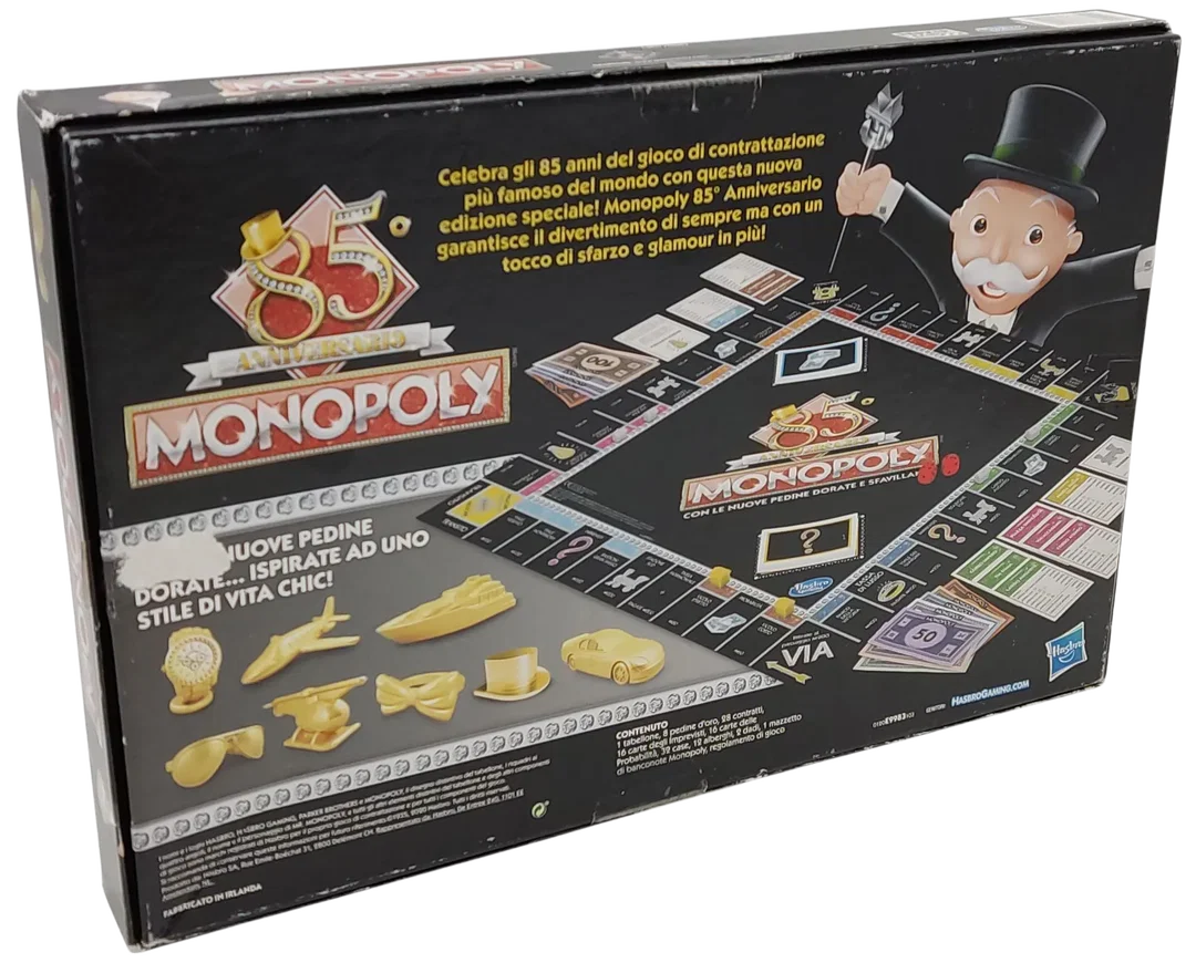 Monopoly 85 Anniversario - Gesellschaftsspiel - Hasbro  – Bild 2