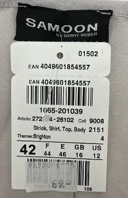 Samoon by Gerry Weber - Damen T-Shirt - Gr. 42 - Bild 4