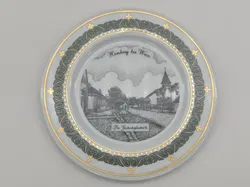 6 Stk. Bexon Teller mit 18 Karat Goldumrandung - Bild 6