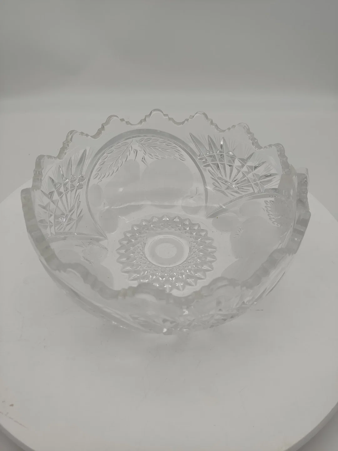 Bleikristall Obstschale - D/22 cm - Bild 1