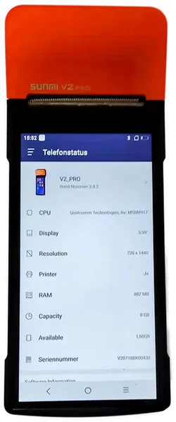 SUNMI V2 Pro Mobiles POS Terminal 5,99