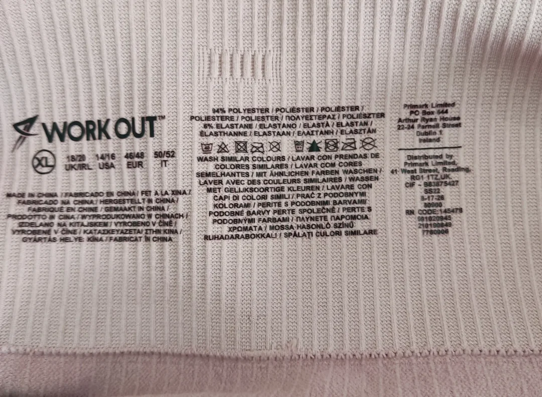 workout Damen Sportleggins, altrosa - Gr. XL 46/48 – Bild 3