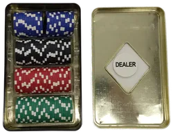 Professional Poker Chips 100 Stück mit Dealer Button - Bild 2